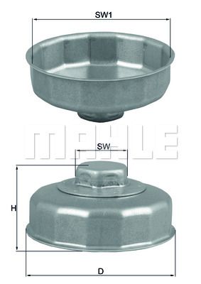 WILMINK GROUP Öljynsuodatinavain WG1217259